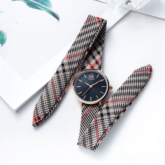 ww2 watch strap
wrist watch with cloth band
