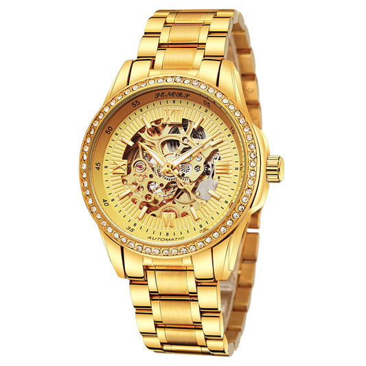 Automatic mechanical watches, business and leisure waterproof watches for men
